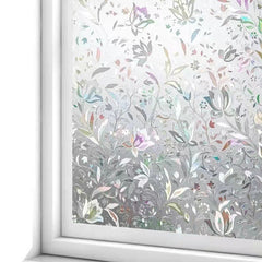 Tulip Floral Series Static Cling No Adhesive Window Film