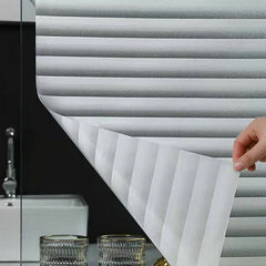 Static Cling No Adhesive Blind Pattern Window Film, Heat Insulation & Privacy Protection